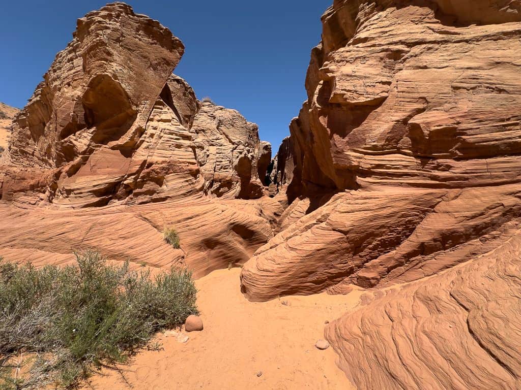 Secret Antelope Canyon – wejscie do kanionu